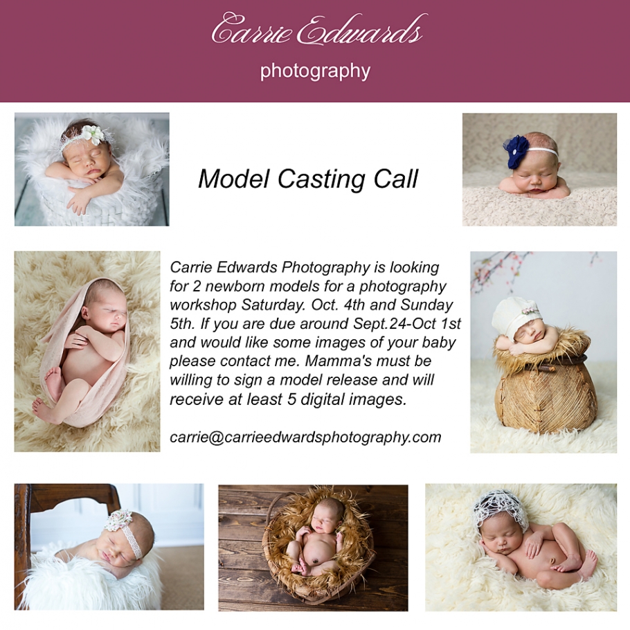 Model Casting Call |Carrie Edwards Photography