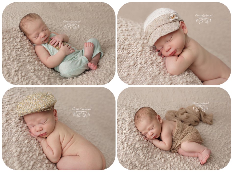 Carrie Edwards Photography - Evergreen Newborn Photographer - Evergreen Newborn Photos - Infant Photos - pictures of newborn boy - newborn pictures - baby boy - brown and greens 