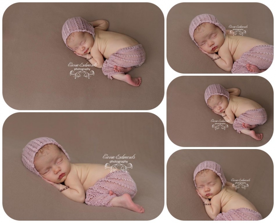 Carrie Edwards Photography - Evergreen Newborn Photographer - Evergreen Newborn Photos - Infant Photos - pictures of newborn girls pink - baby girl