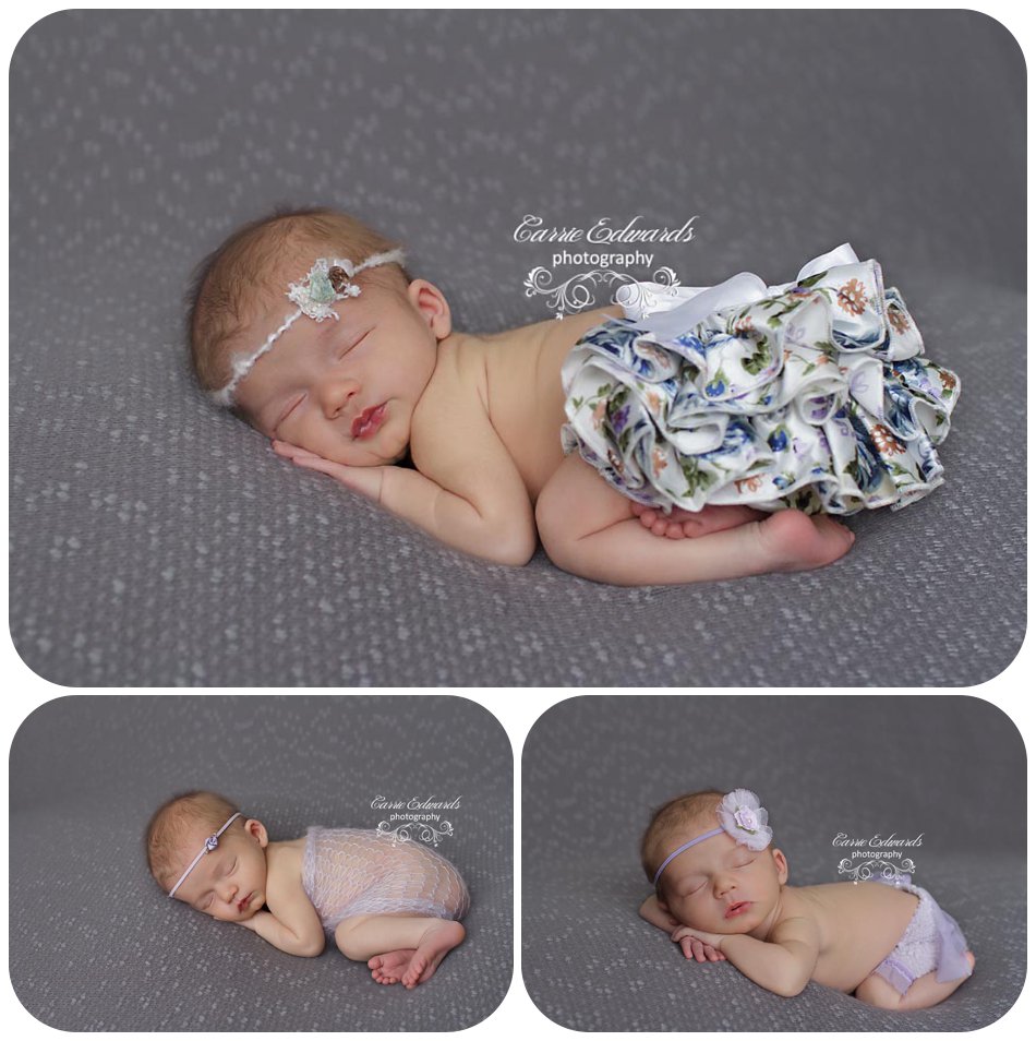 Carrie Edwards Photography - Evergreen Newborn Photographer - Evergreen Newborn Photos - Infant Photos - pictures of newborn girls - ruffles - baby girl