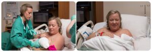 Birth Photography an unassisted birth at Avista Hospital Lafayette Baby Boy Rhys
