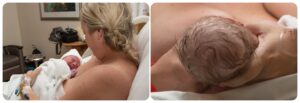 Birth Photography an unassisted birth at Avista Hospital Lafayette Baby Boy Rhys